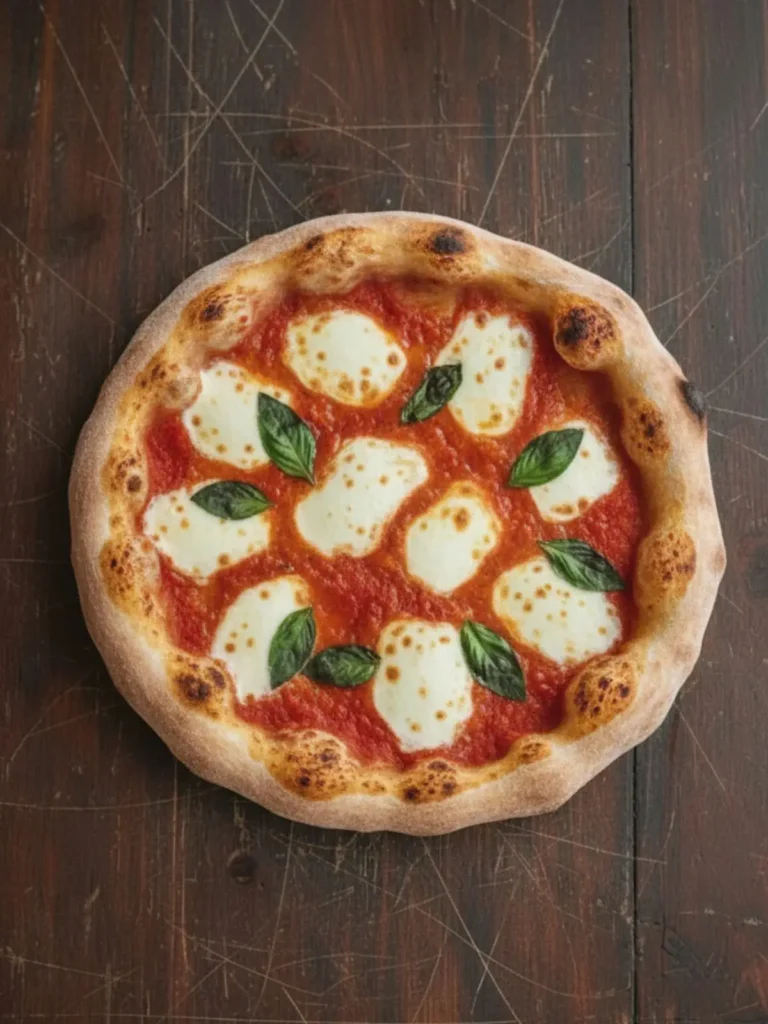 Homemade Pizza Dough Recipe A close-up shot of the soft and chewy interior of a freshly baked homemade pizza, with melted cheese and sauce glistening on the crispy golden crust.