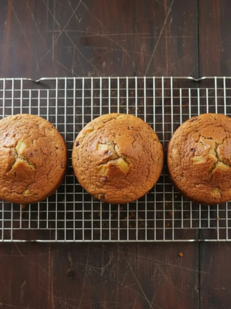 Hummingbird Cake Recipe Freshly baked hummingbird cake recipe layers cooling on wire rack