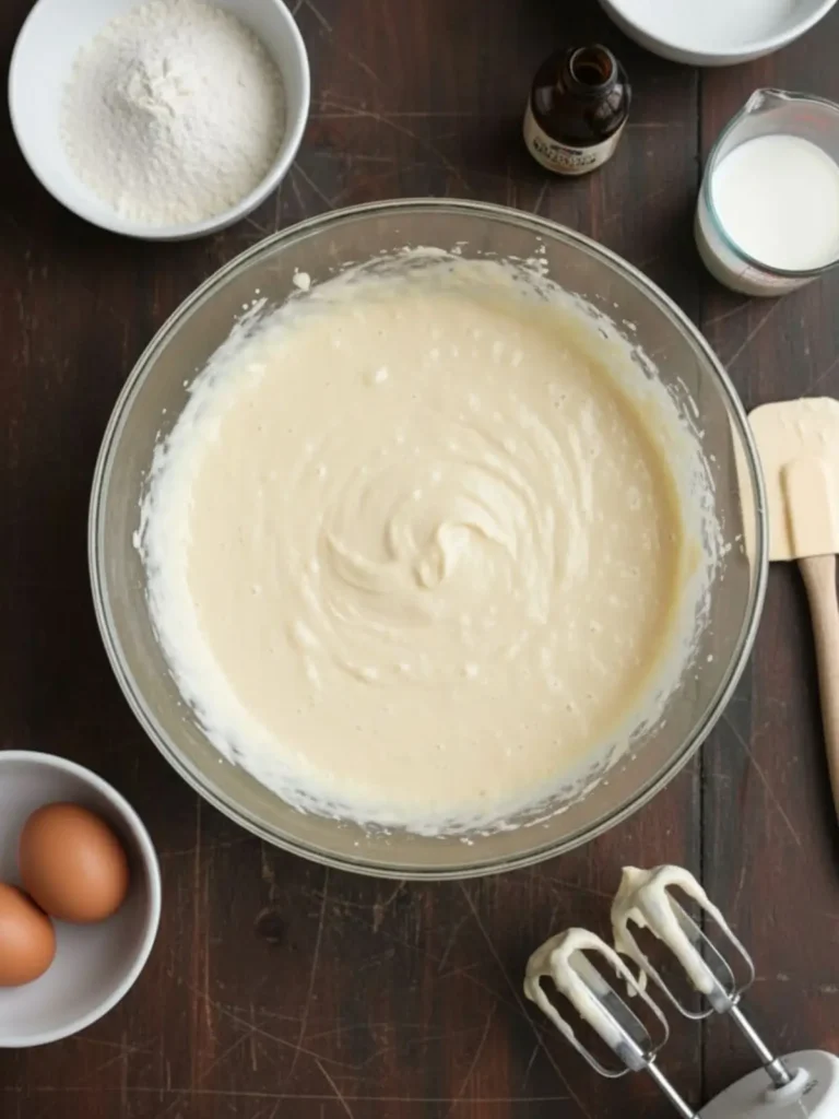 Oatmeal Raisin Cookies Recipe Eggs and vanilla incorporated into the creamed butter and sugar mixture creating a smooth wet base for oatmeal raisin cookie dough.